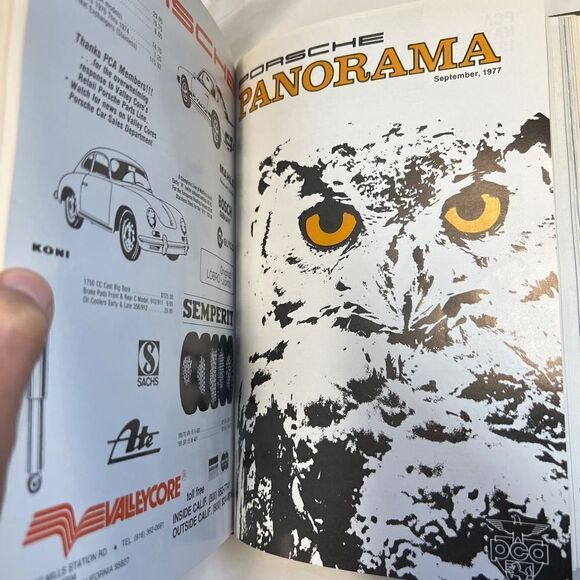 Porsche Panoramic Hardcover Bounded Magazines Vintage 1977 JAN-Dec  PCA - Picture 12 of 15